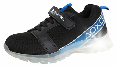 Sony PlayStation Jungen Leucht Turnschuhe Kinder Gaming Blinklichter Sportschuhe