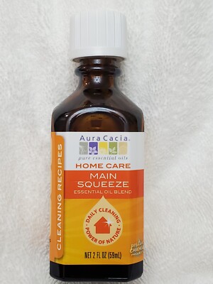 Aura Cacia Main Squeeze Essential Oil Blend for Home Care, 2 fl oz (59 mL)