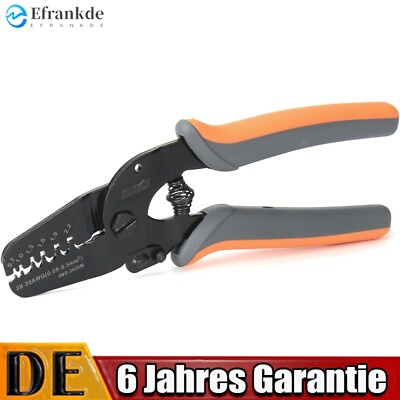 Crimpzange Werkzeug Für Dupont JAM Molex Tyco JST Servo 28-20AWG 0,08-0,5mm² DE