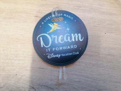 Disney Vacation Club ''DREAM IY FORWARD'' A LIFE TIME OF MAGIC Kofferanhänger NEU