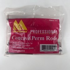 Marianna Concave Perm Rods Short Gray 7/16 - 12 Pack Item 10125 w/ Bands