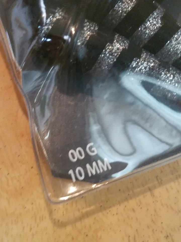 Pierced Nation блестящий черный и белый акриловые датчики 00G/10 мм Спенсер новый! - Изображение 4 из 4