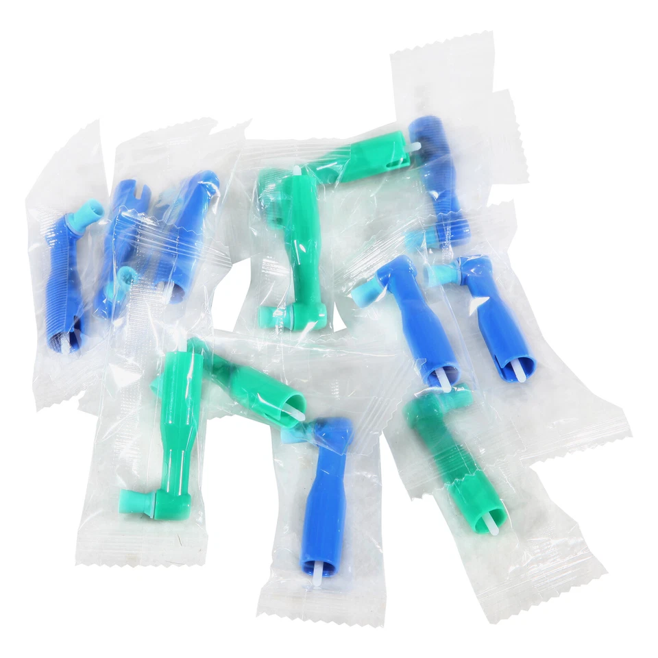 Dental Disposable Prophy Angles Cups Contra Angle Blue Green 100-1000pcs DS - Image 2 of 4