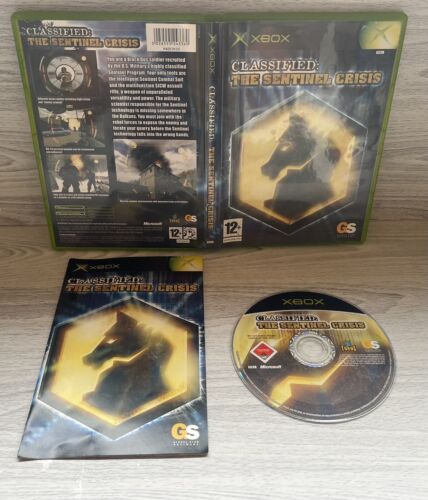 Klassifiziert: The Sentinel Crisis / Original Xbox Spiel / PAL / Kostenloser Versand - Bild 1 von 1