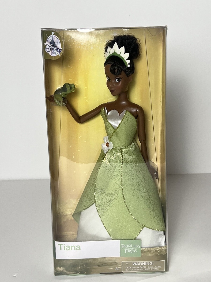 Classic Doll Princess The Frog Tiana Green Dress Authentic