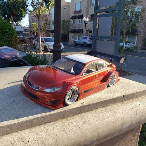 200mm 1/10 Custom Paint HPI LEXUS 4Tec-2 Drift FZ02 YD2 DC10 MST TT02 Body Only - Picture 3 of 9