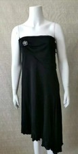 Ladies phase eight ballgown/prom dress evening party sleeveless black size 14