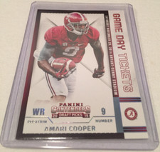 2015 Panini Contenders Football Amari Cooper Alabama Crimson Tide Game Day #1
