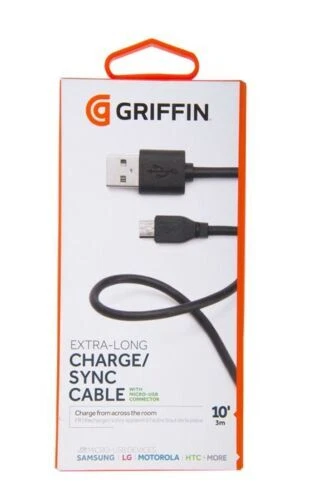 Griffin Cables y Adaptadores para teléfonos celulares Negro para Samsung Galaxy S4