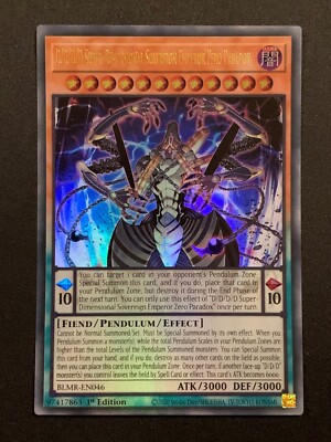 D/D/D/D Super-Dimensional Sovereign Emperor Zero Paradox BLMR-DE046 Ultra Rare