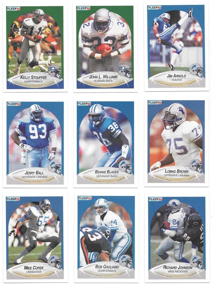 1990 Fleer Football Trading Cards / Choose #s 250 - 400 + insert / mb39 - Image 4 of 4