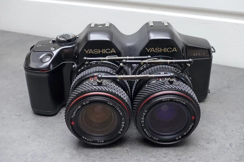 RBT 3D Stereokamera Y109 + 2 Tokina 28-70mm Yashica