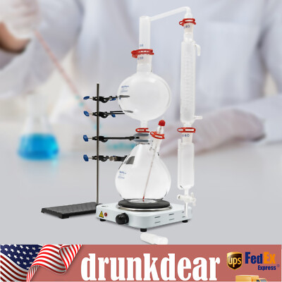 #ad #ad 2000ml Essential Oil Steam Distillation Apparatus Kit Water Distiller Purifier $140.29