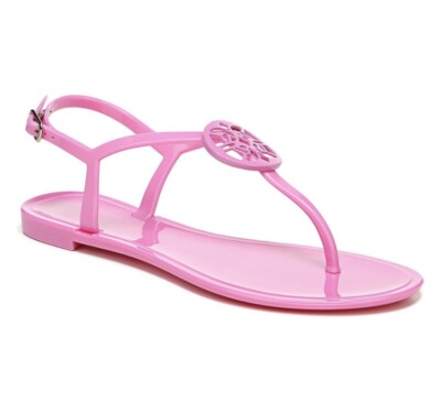 circus by sam edelman mae medallion jelly flat sandals pink confetti  Women's 9 | eBay