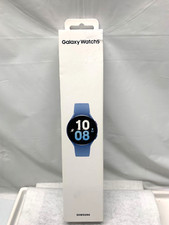 Samsung Galaxy Watch5 SM-R910 44mm Aluminum Case with Blue Band New- Box Damage