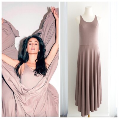 Christian Dior S/S 2019 Mauve Pink Ballet Dancer Tank Midi Dress