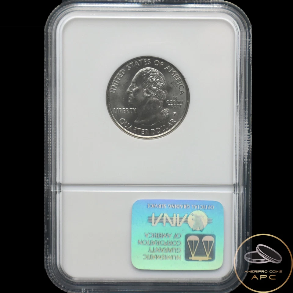 1999 New Jersey Statehood Quarter NGC MS65 25c Gorgeous High Grade Strong Strike - Image 2 of 2