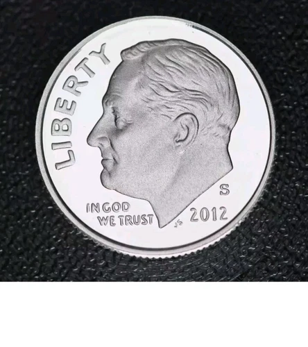 2012 S Roosevelt 90% SILVER Dime Gem Deep Cameo PROOF US Mint Coin