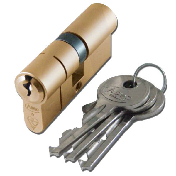 Asec Kite Anti-Snap Euro Cylinder 50-50 SB (AS10159)