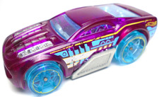 2015 HOT WHEELS HORSEPLAY PURPLE 1:64 DIECAST 2 5/8" CAR W/ BLUE YELLOW & WHITE