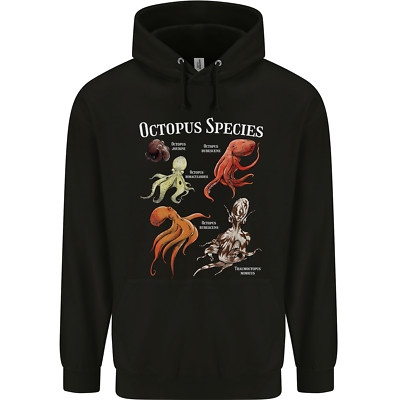 Octopus Species Scuba Diving Ocean Kinder Kids Hoodie