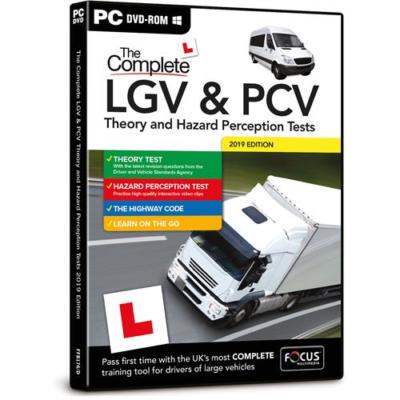 Complete LGV HGV PCV DSA DVSA Theory Test Hazard Perception PC DVD CD ...