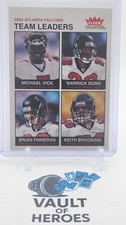 Michael Vick Warrick Dunn Falcons Fleer Tradition Team Leaders 2003 Card #240