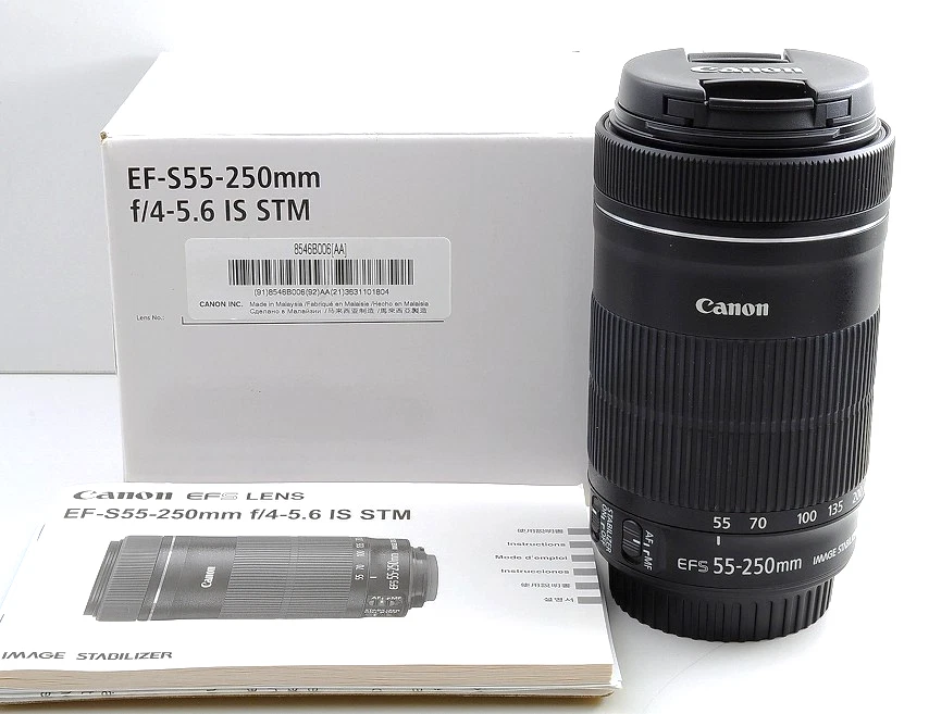 Canon EF-S 55-250mm Focal Camera Lenses for sale | eBay