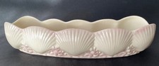 VINTAGE BELEEK PORCELAIN NEPTUNE SHELL POSY BOWL