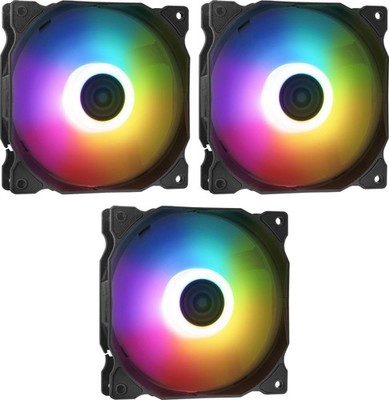 XPG Lüfter VENTO R 120mm ARGB Fan 3er pack schwarz retail