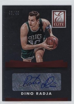 2015-16 Panini Donruss Elite Signatures /49 Dino Radja #ES-DRJ Auto HOF 6m7