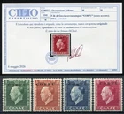 CORFU' OCC. MILIT. ITALIAN 1941 GIORGIO II COMPLETE SERIES MLH* CAT. S33a