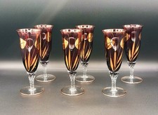 Antichi Calici Da Champagne In Vetro Di Murano Anni 70