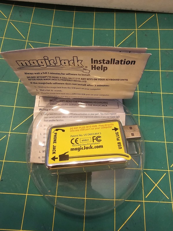 MagicJack A921 USB PC to Phone Jack Free Local Long Distance New