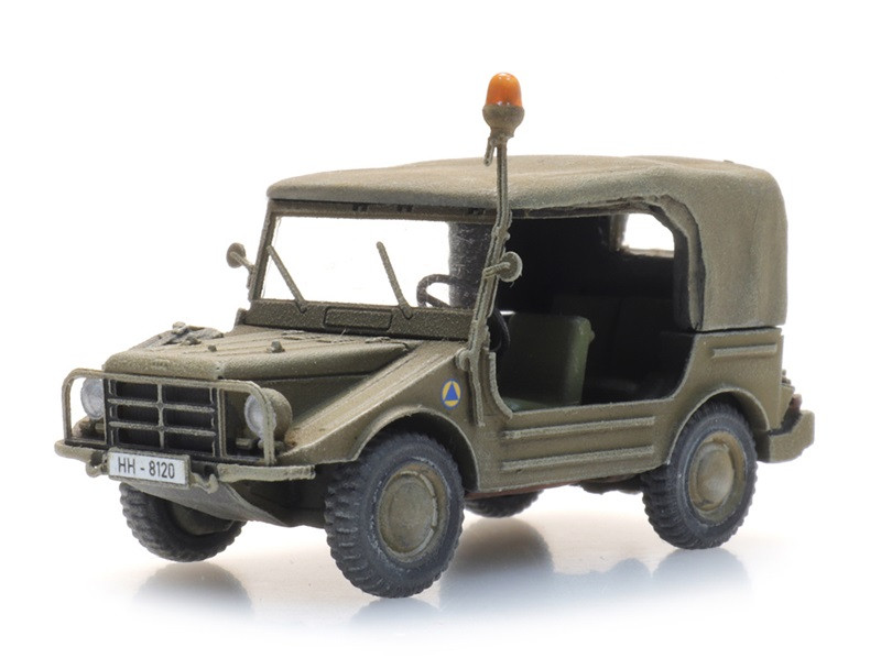 Artitec 6870447 - 1/87 / H0 Bundeswehr DKW Munga F91/4 Civil Protection - New