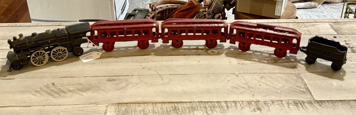 ANCIEN JOUET EN fonte train wagon Hubley dit Arcade cast iron