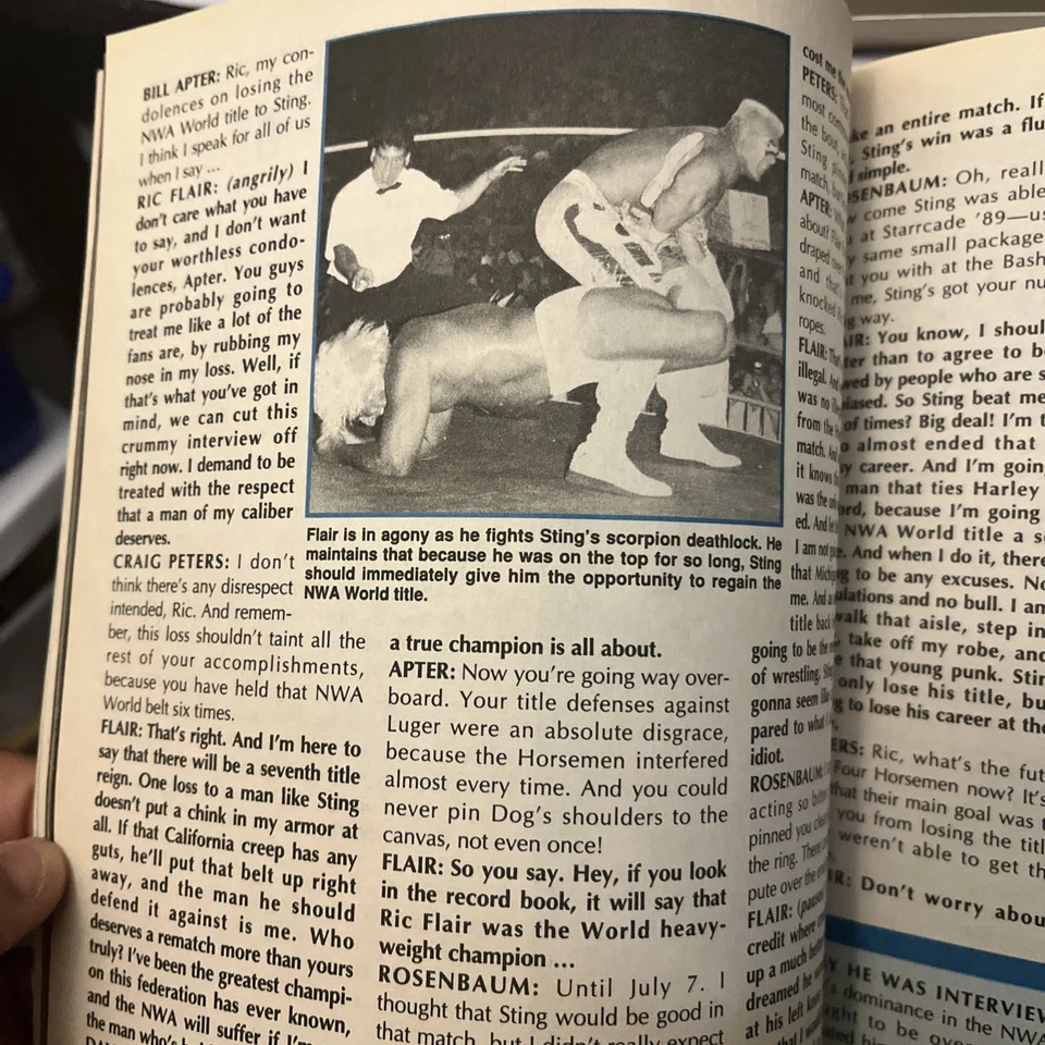 PWI PRO РЕСТЛИНГ ИЛЛЮСТРИРОВАННЫЙ журнал ЛЕТО 1999 Michaels Sting Flair WWF WCW - Изображение 3 из 4