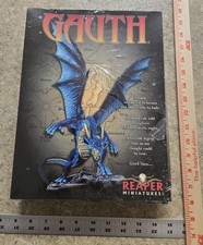 Vintage GAUTH Dragon Miniature by Reaper - Out of Print - Rare Sealed - 1999