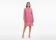 RUNDHOLZ Mantel Damen Gr 42 Leinen Pink Elegant Classic Luxury Rare SEHR GUT