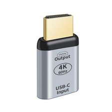 USB-C to HDMI Adapter - 4K 60Hz USB 3.1 Gen2 Type-C Female to HDMI 2.0 Male