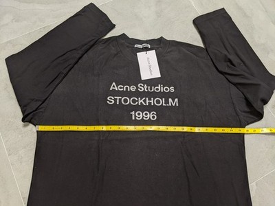 Acne Studios Stockholm 1996 Long Sleeve T Shirt Black Size L
