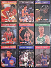 NBA Basketball Binder 200 Cards , Larry Bird, Charles Barkley, Magic Johnson