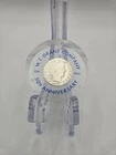 1906 Barber Silver Half Dollar W. T. Grant Co 50th Anniversary Paperweight 1956