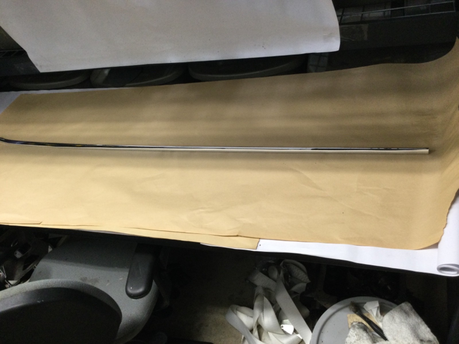 1966-80 Rolls Royce Silver Shadow Silver Wraith II Left Rear Quarter Panel Trim