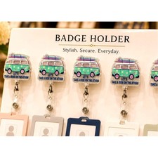 Retractable Badge Reel w/Alligator Clip Nurses / Doctors Ativan