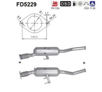 Partikelfilter FÜR Opel Movano B Pritsche/Fahrgestell (X62) - AS FD5229