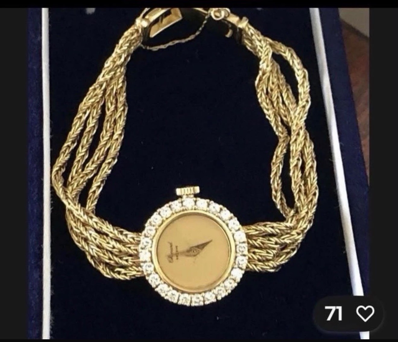 Наручные часы Gold Bracelet Watch, Diamond