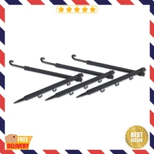 3 Pcs Tree Stand Bow Hanger Gear Holder Hook Folding 23in. Adjustable Accessory.