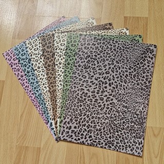 7 x A4 Dekokarton Motivkarton Animal Print