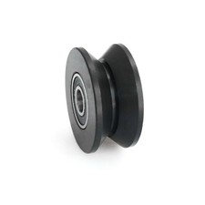 V Groove Polypropylene Pulley Silent Pulley, Black